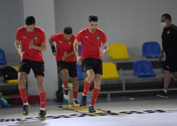 المنتخب الوطني لكرة القدم داخل القاعة يستعد لنصف نهائي البطولة العربية