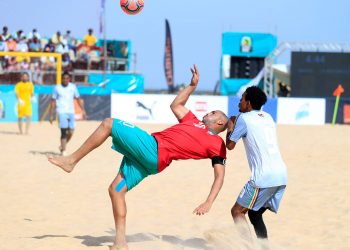 كأس إفريقيا لكرة القدم الشاطئية: المنتخب الوطني يفوز على منتخب السيشل