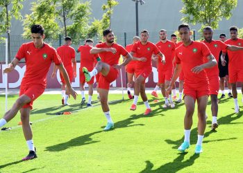 أسود الأطلس يواصلون استعداداتهم للقاء المنتخب الغاني وديا