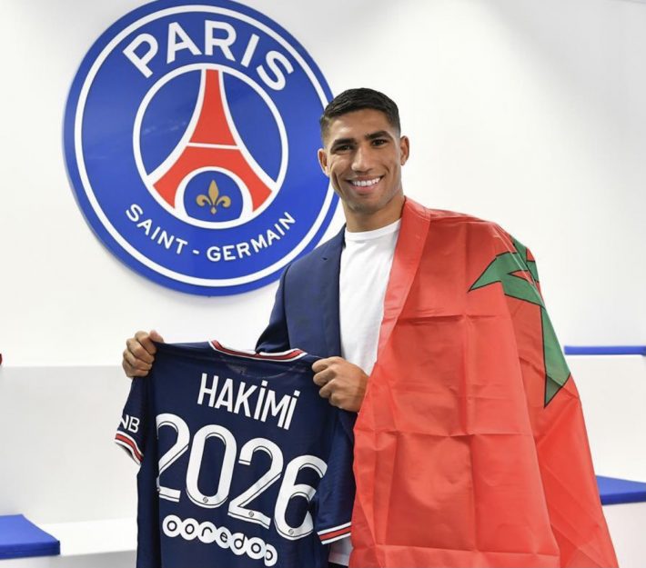 حكيمي يتصدر قائمة أغلى صفقة انتقال لاعب عربي في التاريخ