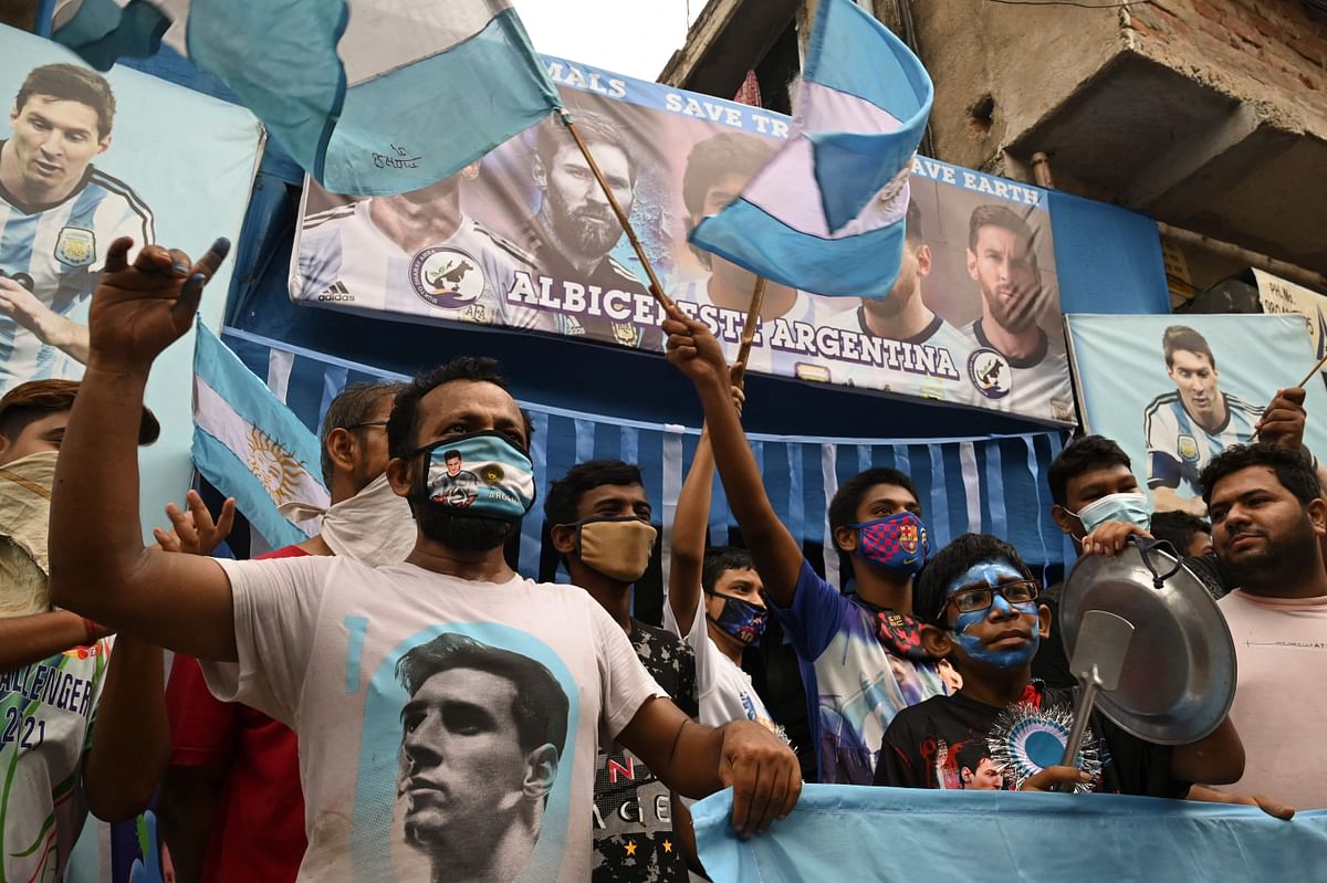 احتفالات الجماهير تعم الأرجنتين