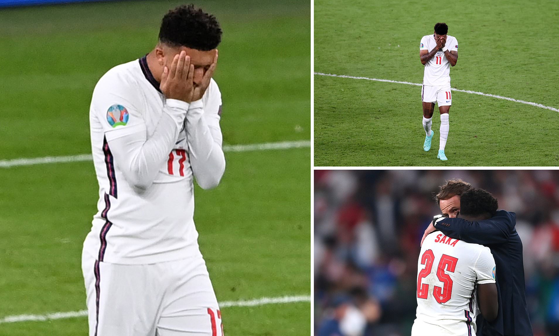 القبض على 11 شخصا بتهمة الإساءة العنصرية لنجوم المنتخب الإنجليزي