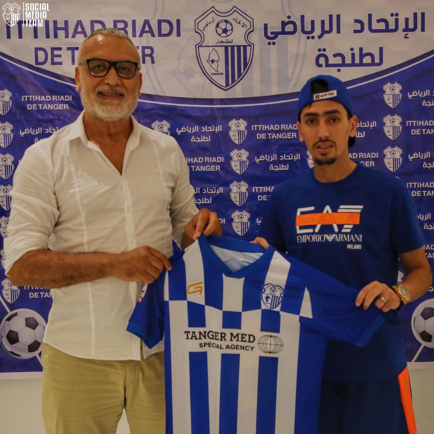 اتحاد طنجة يتعاقد رسميا مع وسط الميدان عبد الله الموذن والمهاجم معاد أجندوز