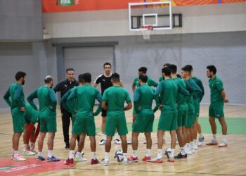 المنتخب الوطني المغربي لكرة القدم داخل القاعة يستعد للقاء فنزويلا في ثمن نهائي كأس العالم