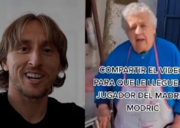 مودريتش يحقق حلم سيدة عمرها 80 عاماً