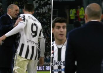 الدوري الإيطالي: يوفنتوس يهزم جنوى بثنائية وسط مشادة عنيفة بين موراتا وأليغري