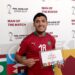 عبد الإله الحافيظي أحسن لاعب في مباراة المنتخب المغربي الرديف أمام فلسطين في كأس العرب