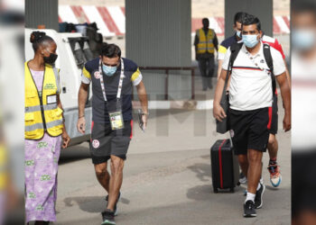 بعد نهاية مشاركته الافريقية : وفد المنتخب التونسي لكرة القدم يعود الى ارض الوطن
