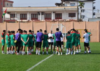 آخر حصة تدريبية للمنتخب الوطني قبل مباراته الأولى برسم كأس إفريقيا للأمم