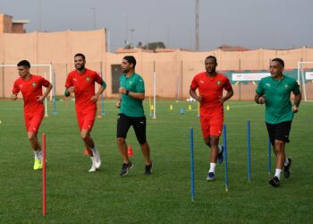 المنتخب المغربي يجري الحصة ما قبل الأخير لمواجهة جزر القمر