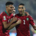 أشرف حكيمي التشكيل المثالي لأمم إفريقيا