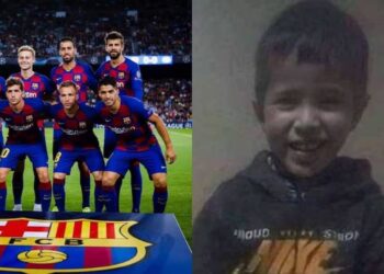 برشلونة الإسباني يتفاعل مع الطفل ريان