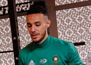 عكس زياش… نصير مزراوي يحتفل بتأهل المنتخب المغربي إلى مونديال قطر