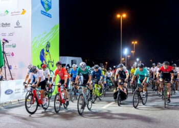 الدراج المغربي هشام بنوزة يتوج بطلا لدورة “ند الشبا الرياضية” بدبي