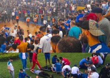 جرحى إثر سقوط مشجعين خلال  مباراة لكرة السلة بين اتحاد طنجة والجيش الملكي