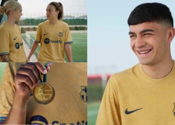 الذهبية الأوليمبية تزين القميص الثاني لبرشلونة