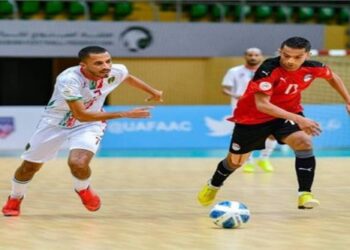 المنتخب المصري خصم المنتخب الوطني في نصف نهائي كأس العرب لكرة القدم داخل القاعة