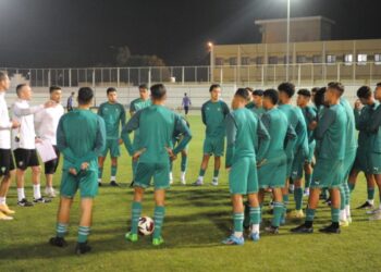 أشبال الأطلس يواصلون  استعداداتهم لمباراة السودان