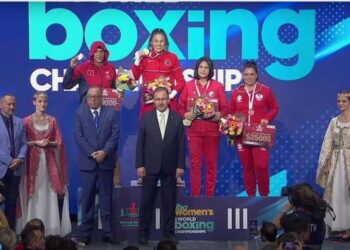 حفل إستقبال على شرف المنتخب الوطني للملاكمة المتوج ببطولة العالم بتركيا وألعاب البحر الأبيض المتوسط