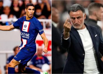 مدرب باريس سان جيرمان يكشف سبب عدم الإعتماد على حكيمي