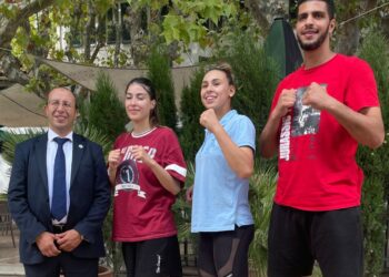 زيارة رئيس الجامعة الملكيةالمغربيةللتايكوندو للأبطال المغاربة المتواجدين بفرنسا