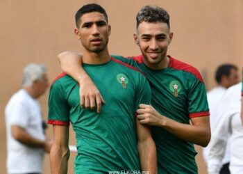 أشرف حكيمي يهنئ الحدادي بعد انتقاله الى خيتافي