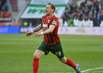 أوجسبورغ يفتقد جهود مهاجمه أندريه هان لعدة أشهر