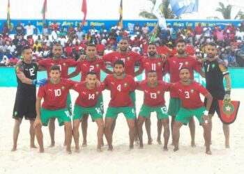 المنتخب الوطني لكرة القدم الشاطئية يفوز على الموزمبيق