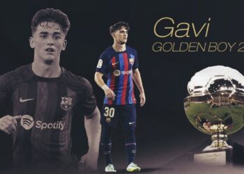 جافي يفوز بجائزة الفتى الذهبي كأفضل لاعب شاب في 2022