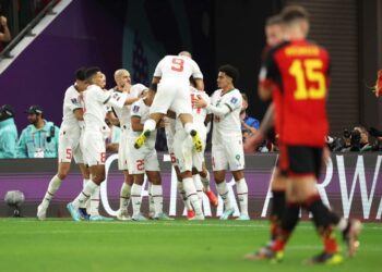 المنتخب المغربي يفوز على بلجيكا ويقترب من الدور الثاني ذض