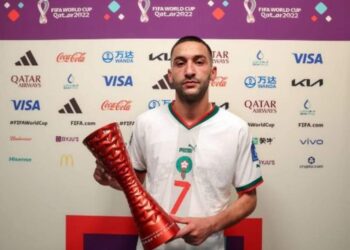حكيم زياش أفضل لاعب في مباراة بلجيكا