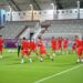 المنتخب الوطني يجري ثاني حصة تدريبية بقطر