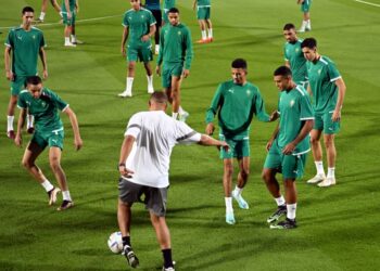 المنتخب الوطني يواصل تداريبه استعدادا لنهائيات كأس العالم