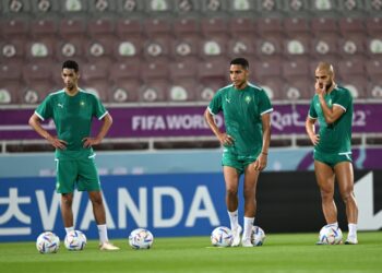 أطول حصة تدريبية للمنتخب المغربي في قطر قبل مواجهة كرواتيا