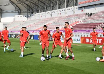 المنتخب الوطني يُجري آخر حصة تدريبية قبل لقاء كرواتيا