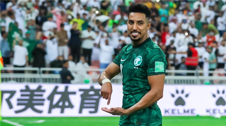 سالم الدوسري مسجل هدف الفوز