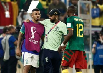 البرازيل تفقد جهود جيسوس وتيليس حتى نهاية المونديال
