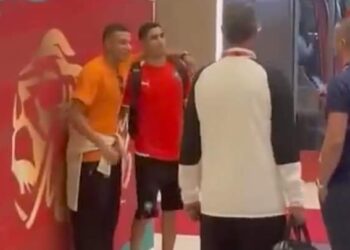 فيديو…كيليان مبابي  يزور أشرف حكيمي في مقر إقامة المنتخب المغربي