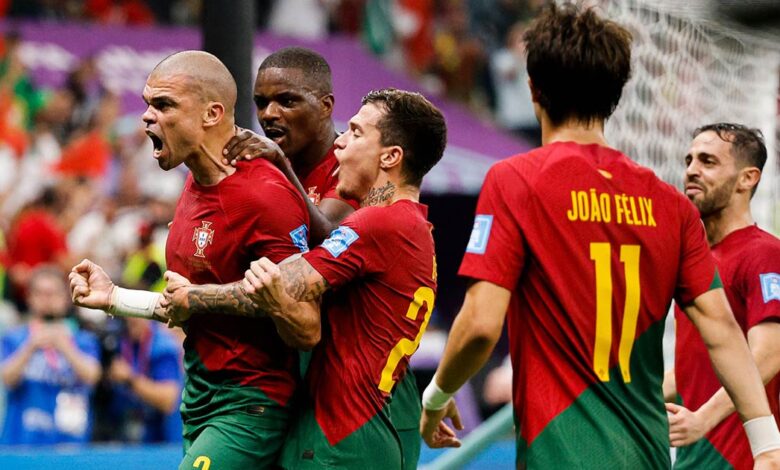 احتفال لاعبي المنتخب بالفوز