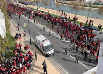 اعتقال 33 مشجعا متهمون بالتورط في أعمال الشغب التي شهدتها مباراة المغرب التطواني أمام الوداد الرياضي