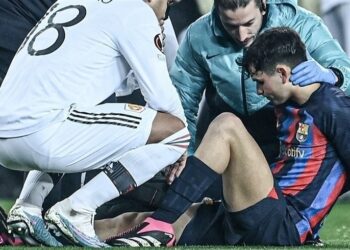 بيدري يغيب 30 يوماً عن الملاعب