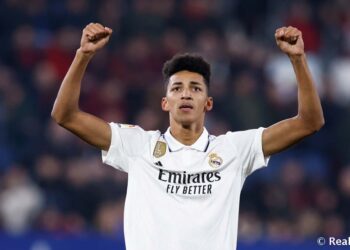 المغربي يحيي رودريغيز يسجل هدفا عالميا  لريال مدريد على الاتليتكو في ديريي مدريد