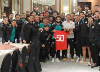 منتخب مصر يحتفي بإنجاز صلاح التاريخي