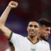 أشرف حكيمي لاعب منتخب المغرب
