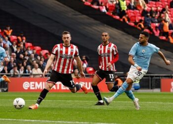 مانشستر ستي يفوز على شيفيلد يونايتد ويتأهل إلى نهائي كأس الاتحاد الإنجليزي