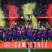 برشلونة يحتفل بلقب الليغا بعد الخسارة من سوسيداد