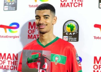 زكرياء الوزان أفضل لاعب أمام المنتخب الجزائري