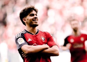 الزلزولي يسجل هدفا رائعا ويقود أوساسونا للفوز على الميريا
