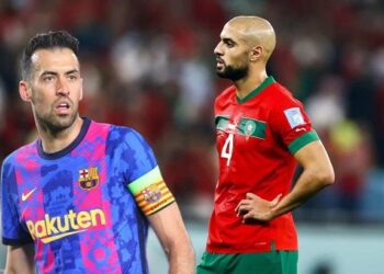 سفيان أمرابط الاقرب لخلافة بوسكيتس في برشلونة