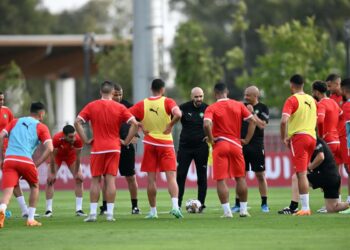 المنتخب المغربي يخوض حصة تدريبية قبل مواجهة الرأس الأخضر وجنوب إفريقيا